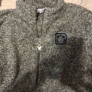 Disney Women's Gray Zip-Up Jacket